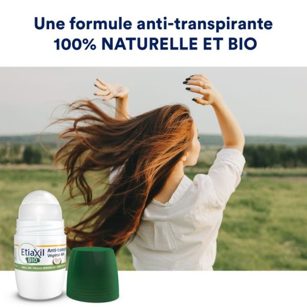 Etiaxil déodorant anti-transpirant végétal 48 h roll-on (50 ml)