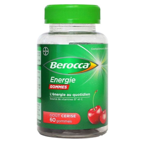 Berocca énergie gommes cerise (60 gommes)