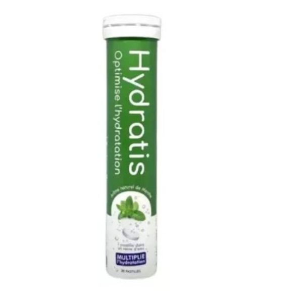 Hydratis - Optimise l'hydratation 20 pastilles arôme naturel de menthe