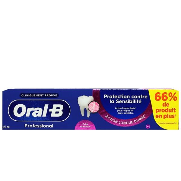 Oral-B - Protection Sensibilité dentifrice soulagement & prévention 125ml