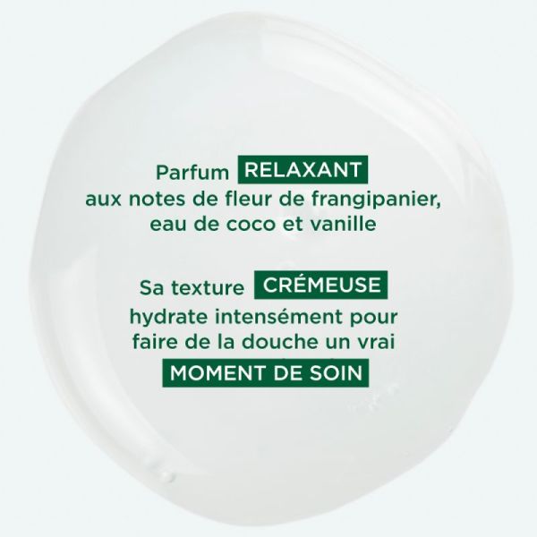 Klorane Gel douche nutritif au cupuaçu et fleur de frangipanier (200 ml)