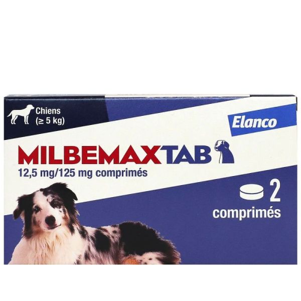 Milbemax vermifuge pour chien comprimé Lot de 2