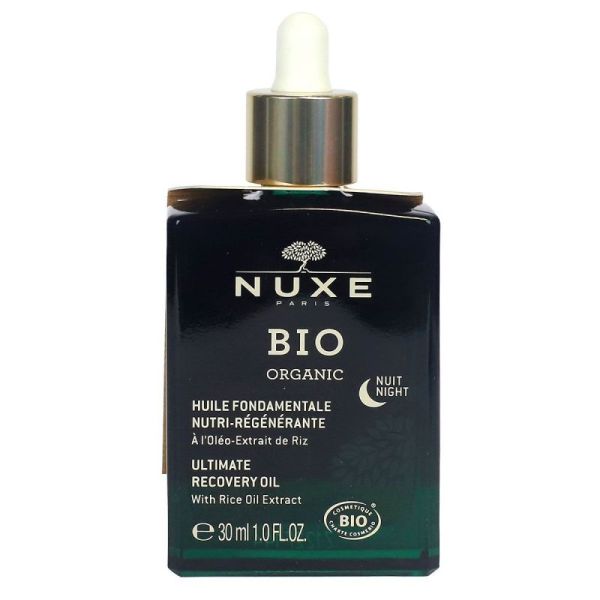 Bio Organic huile visage nuit fondamentale nutri-régénérante (30 ml)