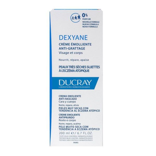 Ducray crème émolliente anti-grattage peaux très sèches (tendance atopique)