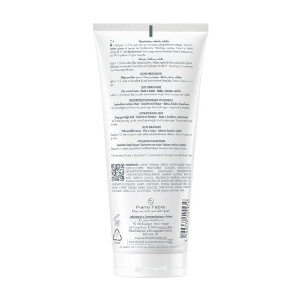 Avène Xeracalm Nutrition Lait hydratant (200 ml)