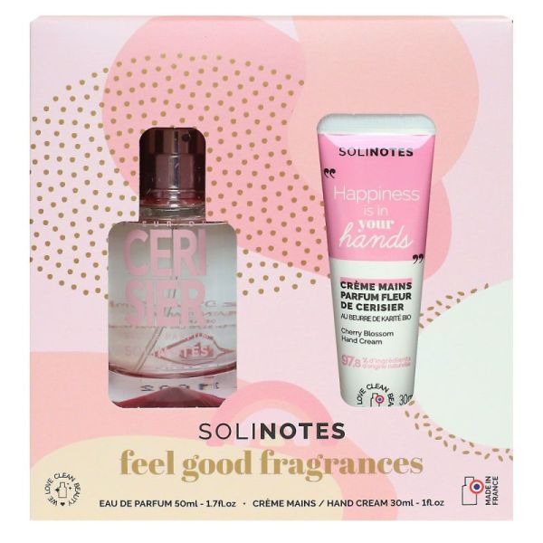 Solinotes coffret Fleur de cerisier (50 ml) Crème mains
