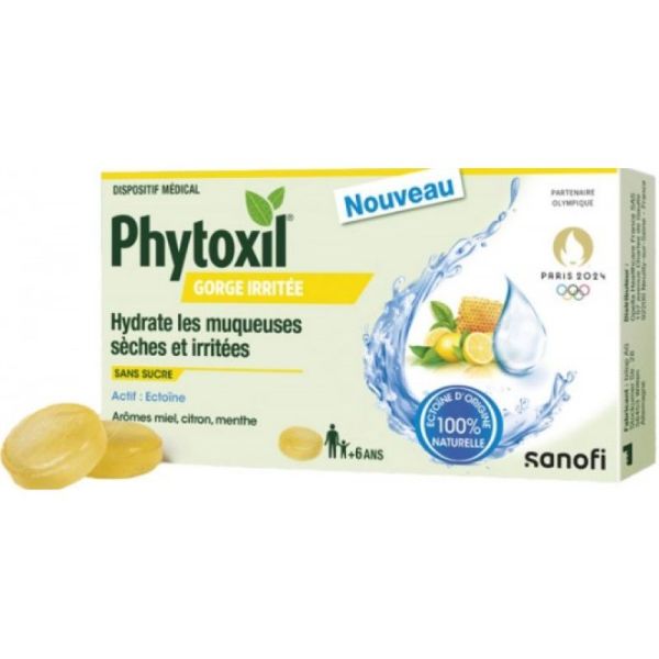 Phytoxil mal de gorge pastilles arôme miel x16 6 ans et +