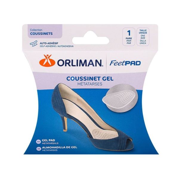 Feetpad 1 paire coussinets gel métatarses