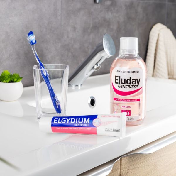 Eluday Gencives - bain de bouche quotidien soin gencives sensibles