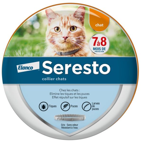 Seresto collier chats - antipuce et tique