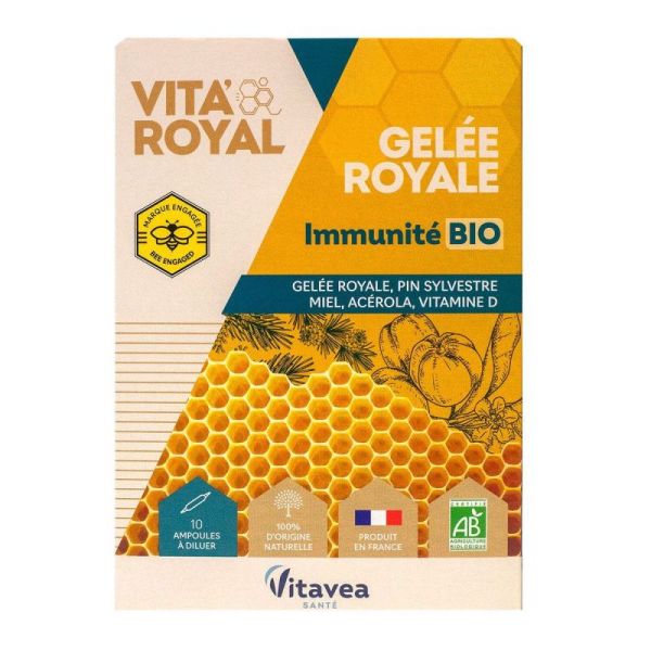 Vita' Royal Gelée Royale Bio (10 ampoules)