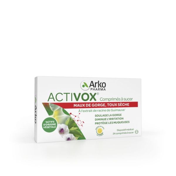 Arkopharma Activox citron comprimés à sucer (24 unités)