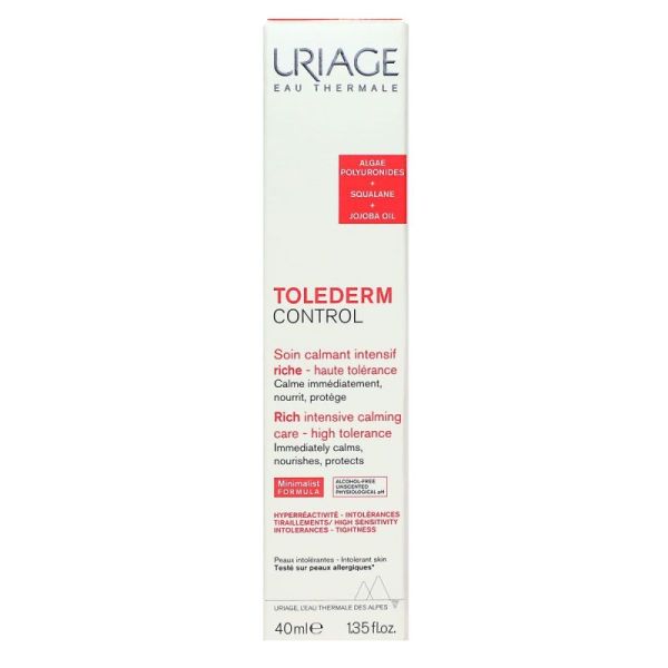 Uriage Tolederm Control soin calmant intensif riche (40 ml)