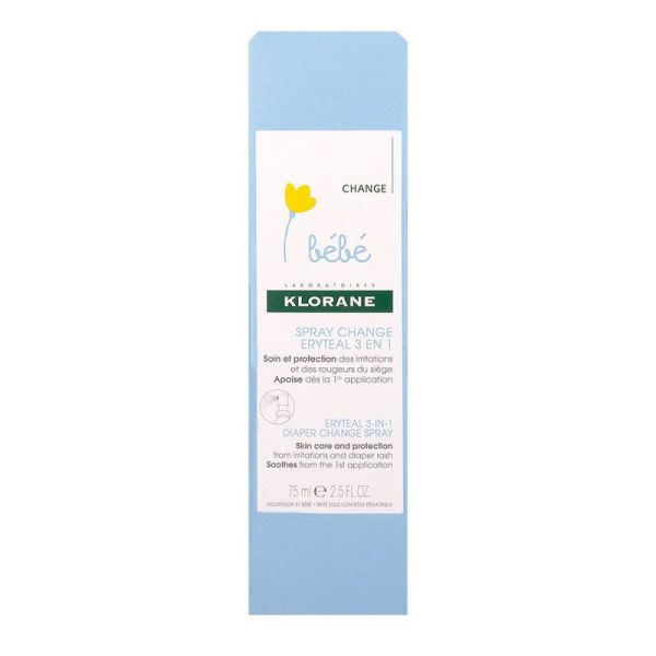 Klorane Spray Change Eryteal 3 en 1 Bébé (75 ml)