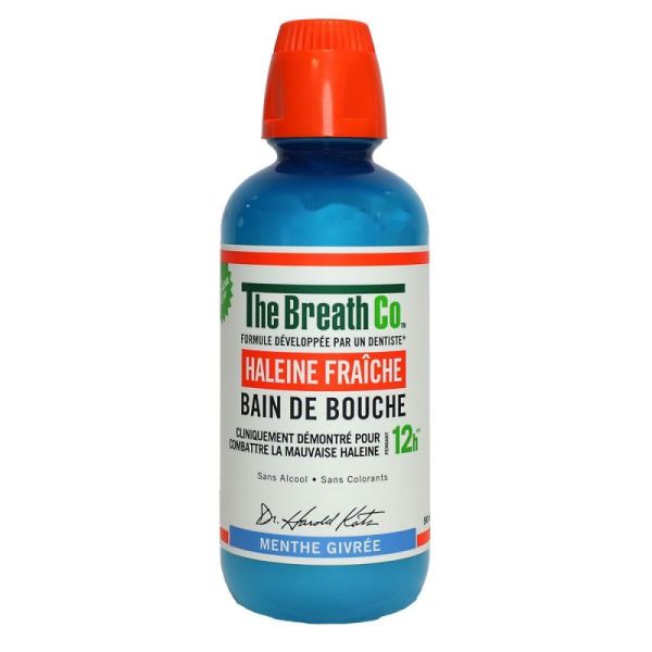 The breath co - Bain de bouche haleine fraîche menthe givrée 500ml
