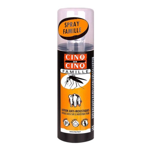 Cinq sur Cinq Spray anti-moustiques famille (100 ml)