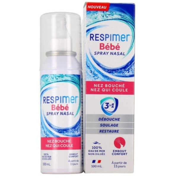Respimer bébé spray nasal 3en1 100ml