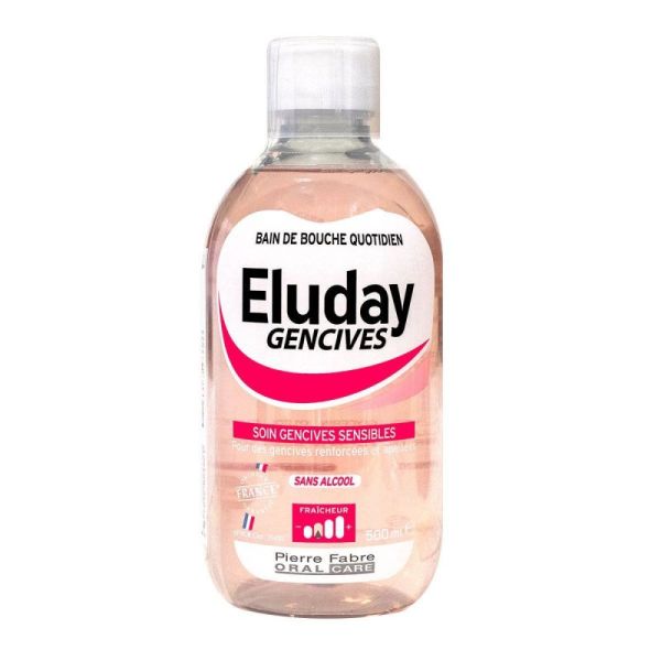 Eluday Gencives - bain de bouche quotidien soin gencives sensibles