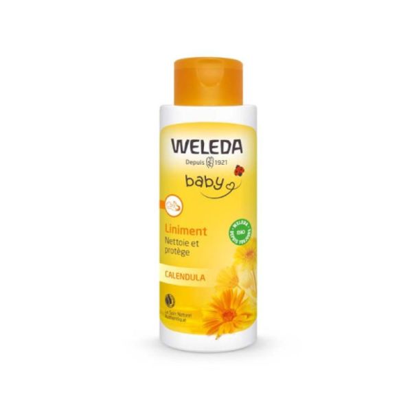 Weleda liniment bébé (400 ml) enrichi en extrait de calendula bio