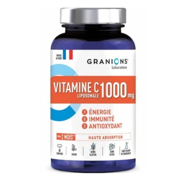 Vitamine C 1000mg 60 comprimés ( 1 mois )