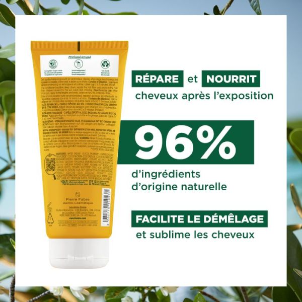 Klorane Baume riche réparateur - Cheveux exposés au soleil - Monoï & Tamanu BIO