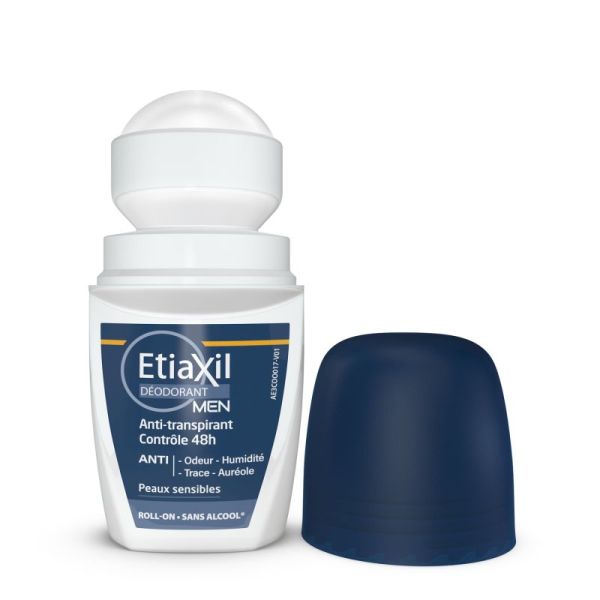Etiaxil déodorant anti-transpirant homme 48h roll-on (50 ml)