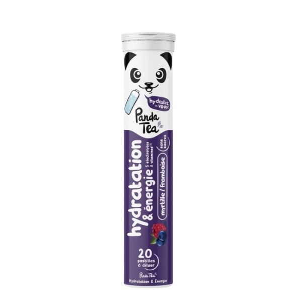 20 Pastilles Hydratation & Énergie - Myrtille / Framboise