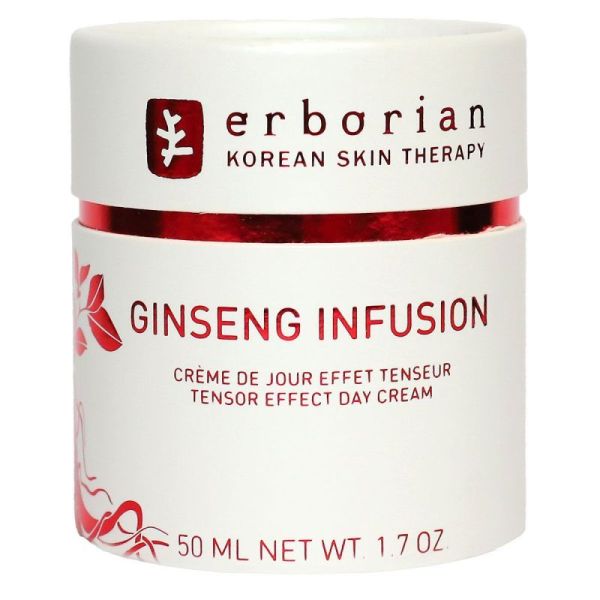 Ginseng infusion pour une peau ferme et éclatante