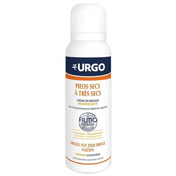 Urgo - Crème en mousse nourrissante pieds secs & très secs 125ml