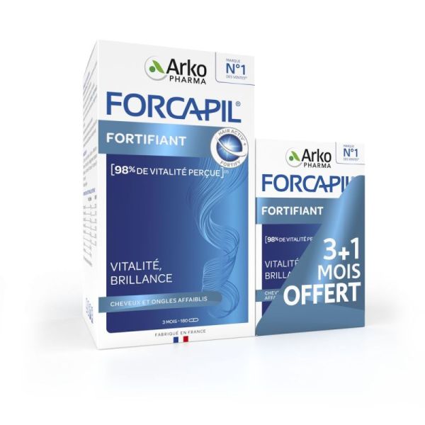 Arkopharma Forcapil complément alimentaire cheveux et ongles (180+60 gélules)
