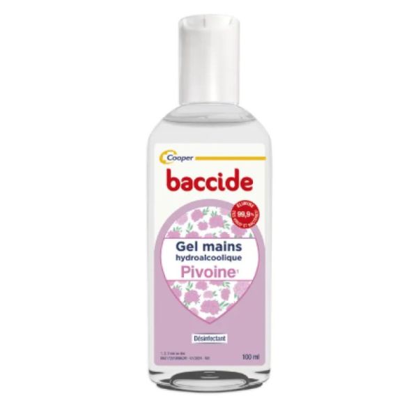 Baccide gel mains hydroalcoolique PIVOINE 100ml