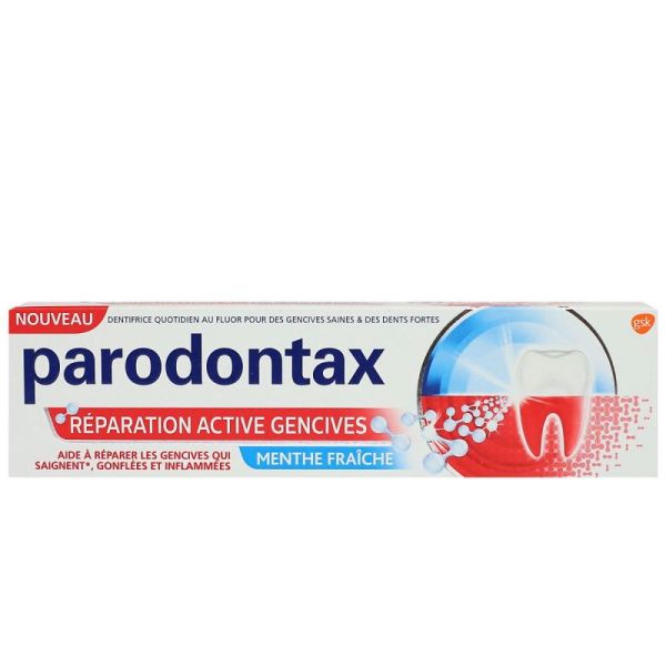 Parodontax dentifrice réparation active gencives (75 ml)