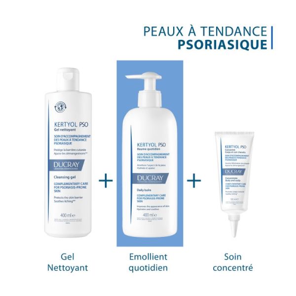 Ducray Kertyol P.S.O. Baume quotidien anti-grattage (400 ml)