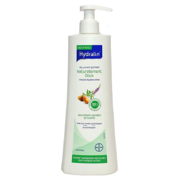 Hydralin gel lavant quotidien naturellement doux (400 ml)