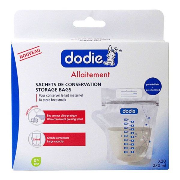 Dodie sachets de conservation lait maternel (prêts à l'emploi)