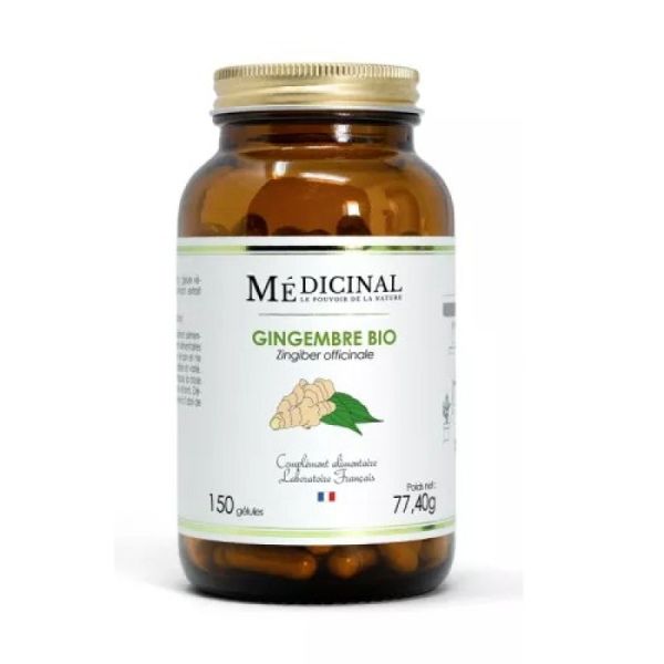 Médicinal Gingembre bio 150 gélules