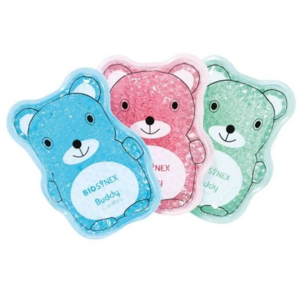 Biosynex - Coussin thermique Enfants - Bambini ( Vert/Rose/Bleu )