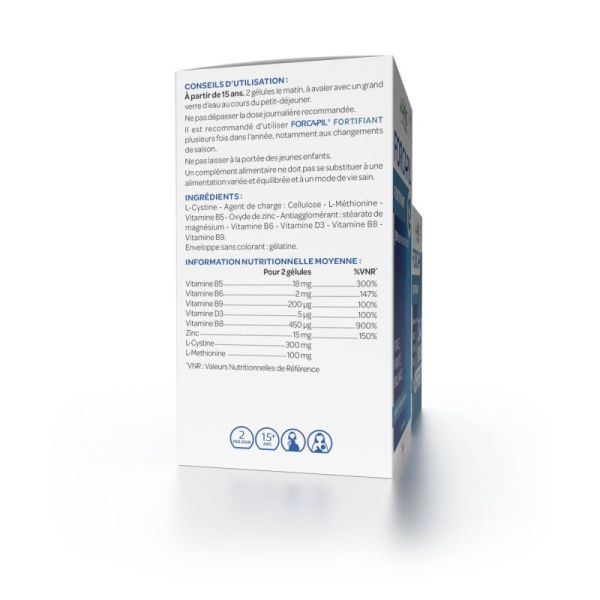 Arkopharma Forcapil complément alimentaire cheveux et ongles (180+60 gélules)