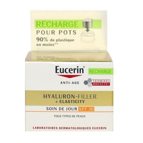 Eucerin - RECHARGE soin de jour Hyaluron Filler + Elasticity  SPF30