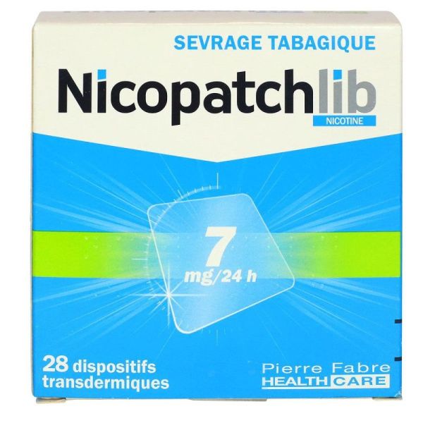 Nicopatch 7 mg/24 h patchs transdermiques (28 unités)