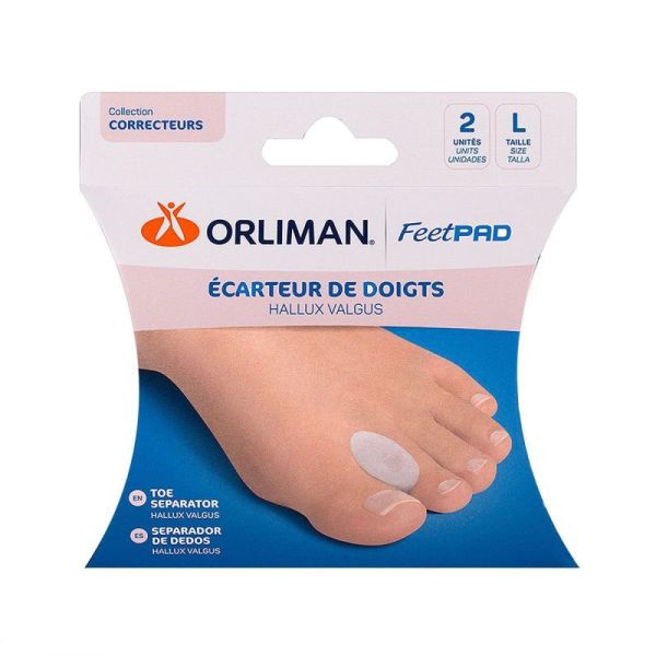 Feetpad 2 écarteurs doigts taille L