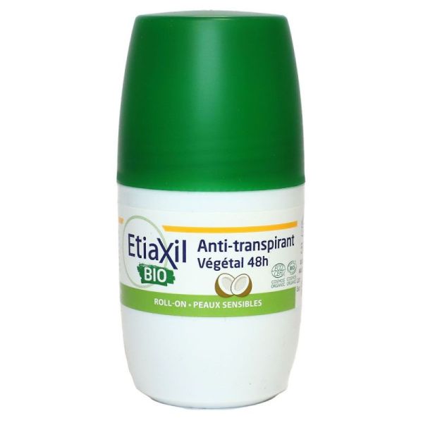Etiaxil déodorant roll-on bio anti-transpirant végétal 48h (50 ml)