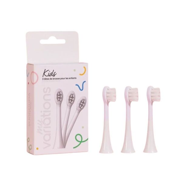 My variations têtes de brosse kids x3