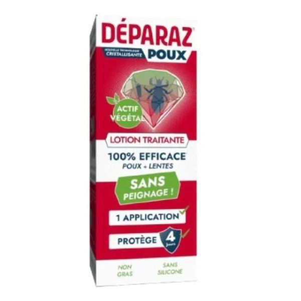 Lotion traitante 100% efficace poux & lentes sans peignage 100ml