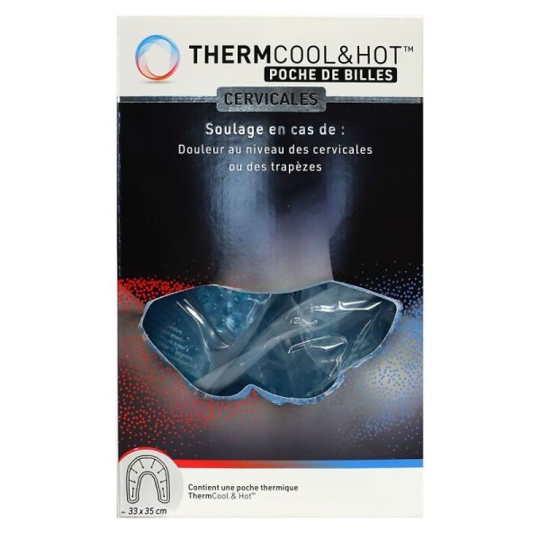 Thermcool & hot poche de gel cervicales 33x35cm