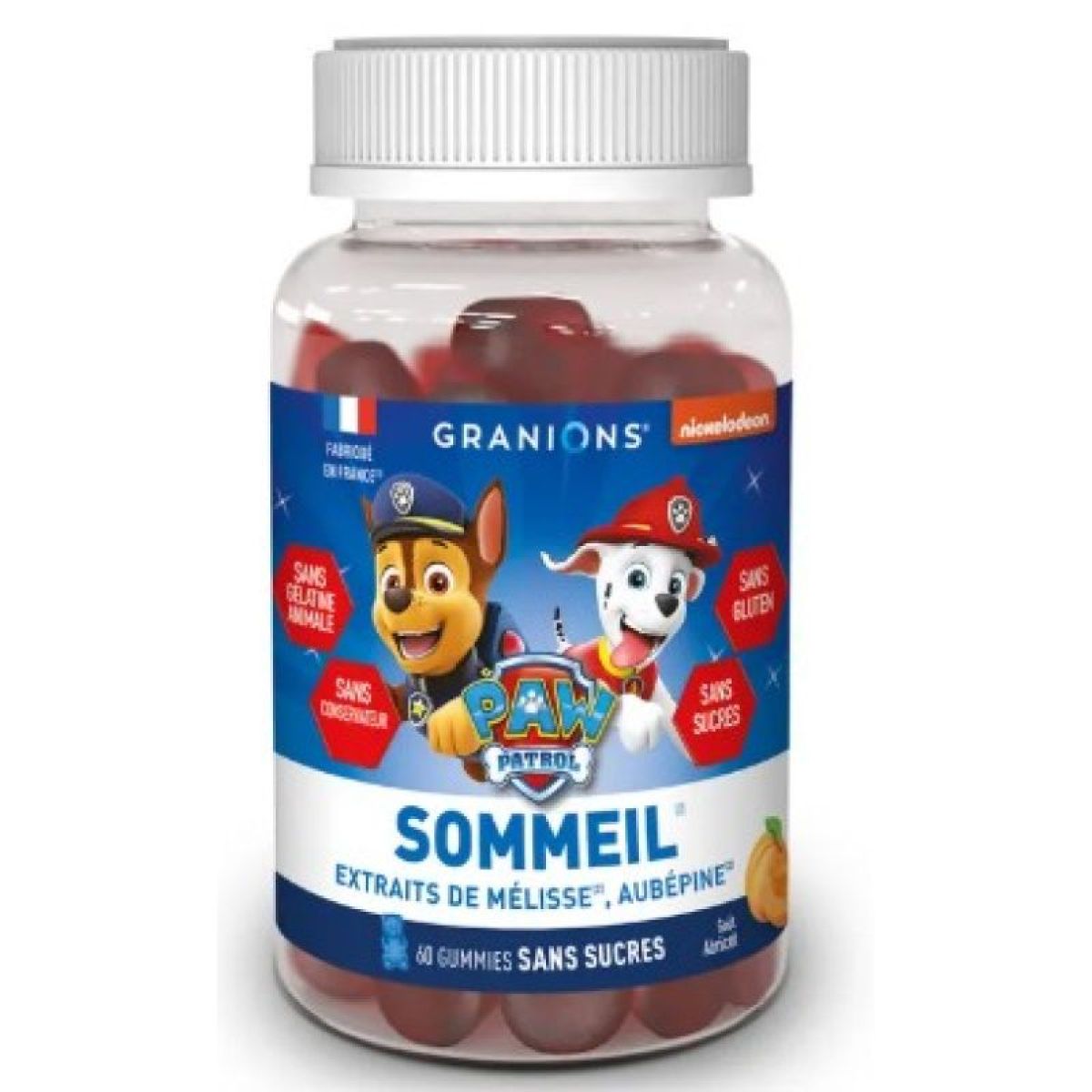 Granions Gummies Sommeil Enfant Pat'Patrouille Abricot 150g — free download