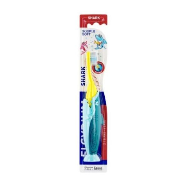 Pierre Fabre Oral Care - Elgydium brosse à dents junior 7/12 ans Shark