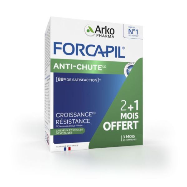 Forcapil comprimés anti-chute pour cheveux et ongles