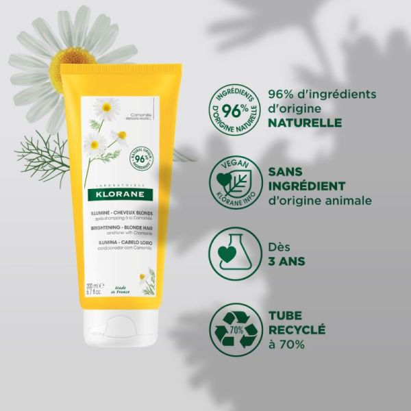 Baume après-shampooing éclaircissant Camomille 200ml