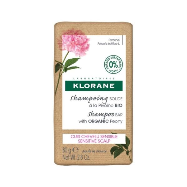 Shampoing solide à la pivoine bio (80 g)